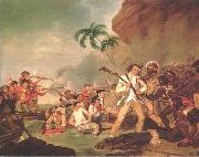 George Carter Death of Captain James Cook France oil painting artist